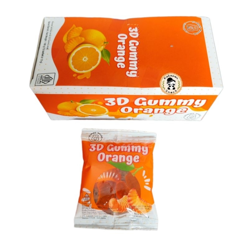 

GW 3D GUMMY ORANGE BOX ISI 12