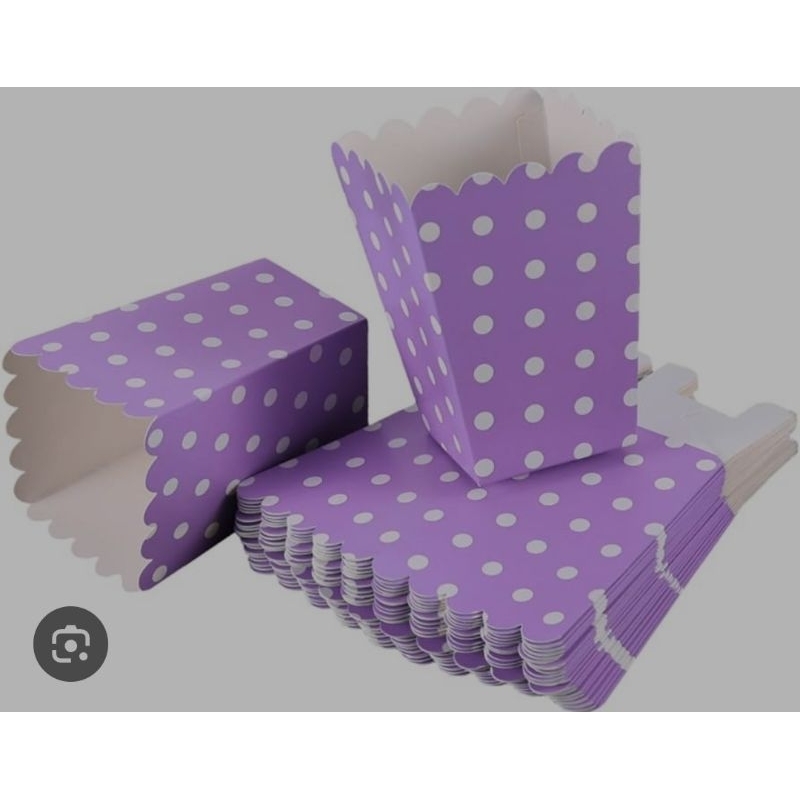 

D3v!! (12bh) Box popcorn box snack motif striped