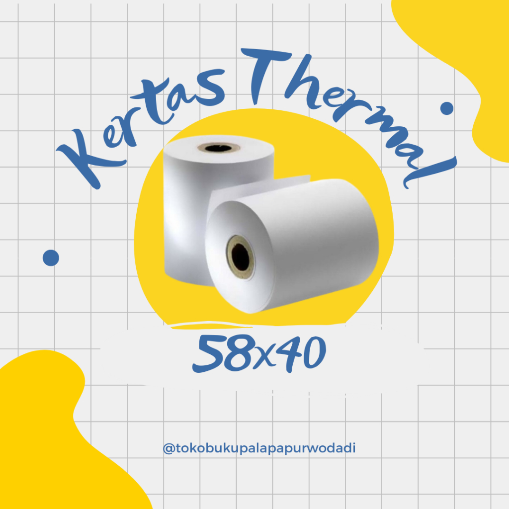 

Kertas Thermal 58mm Paper Roll