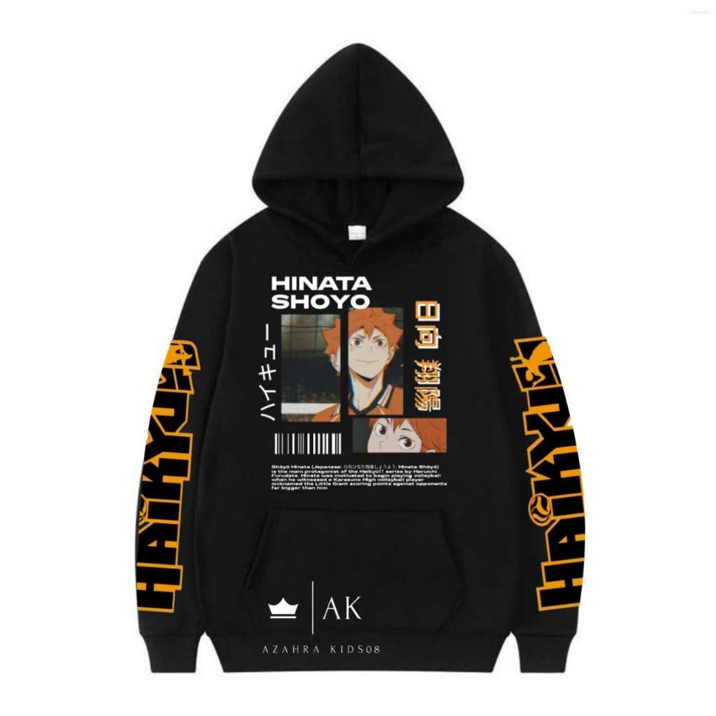 Hoodie Haikyuu / Kaos Hoddie Anime Jepang anak dewasa pria wanita / jaket haikyuu haikyu