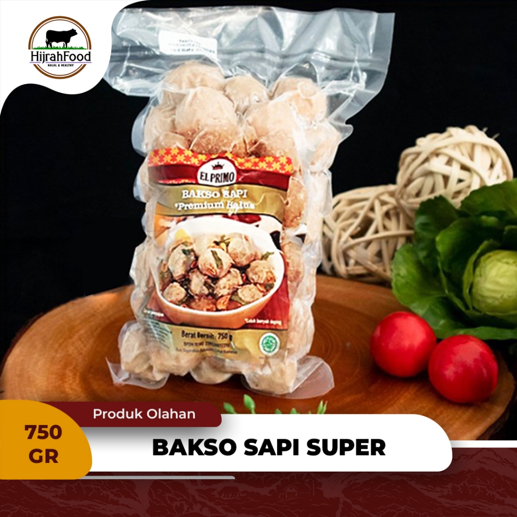 

El Primo Bakso Sapi Premium Halus 750 gr Beef Meatballs Premium