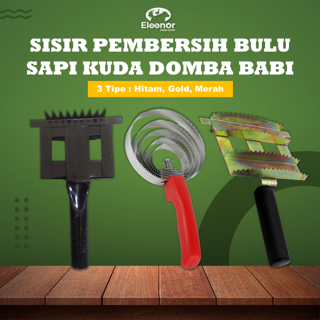 Sisir Kambing Kuda Sapi Domba Babi Sisir Pembersih Bulu Hewan Sisir Kuda
