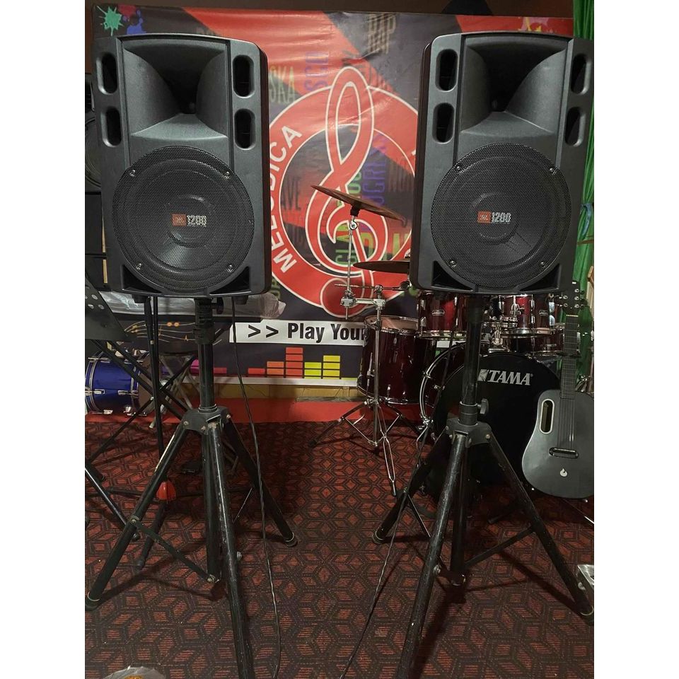 Sepasang speaker Passive Original JBL 1200 12inch + tweeter JBL 1,7inch Box Fiber produk Baru.