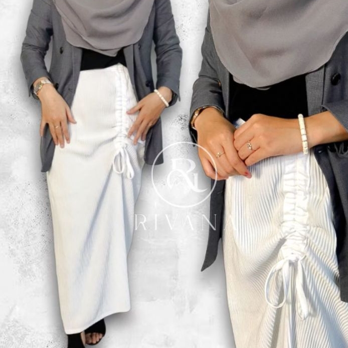 ROK SPAN PLISKET LIDI SERUT/ ROK PLISKET PREMIUM/ ROK SPAN PLISKET/ ROK LIDI