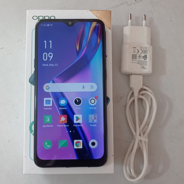 HP Oppo A12 Fullset 3/32 RAM 3GB Internal 32GB Android Second Bekas