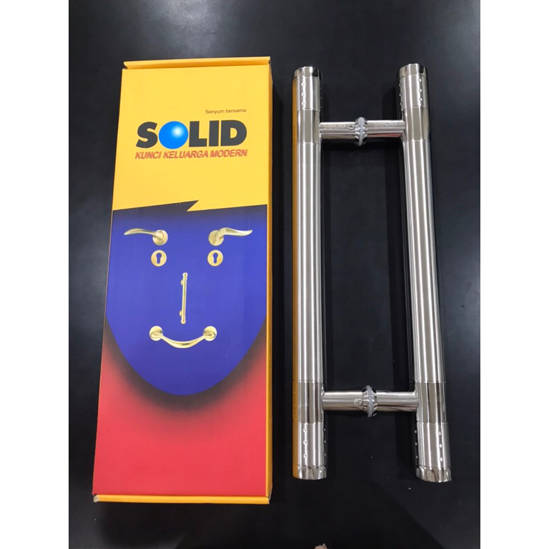 Handle Pintu 2 Daun/Pull Handle / Tarikan Pintu 2 Daun Merk Solid P.64.17