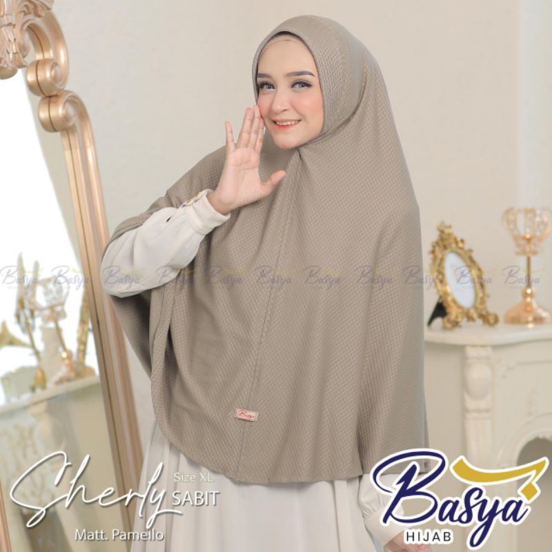 ** Basya Hijab ** Bergo Jumbo Sherly XL Original Basya Hijab