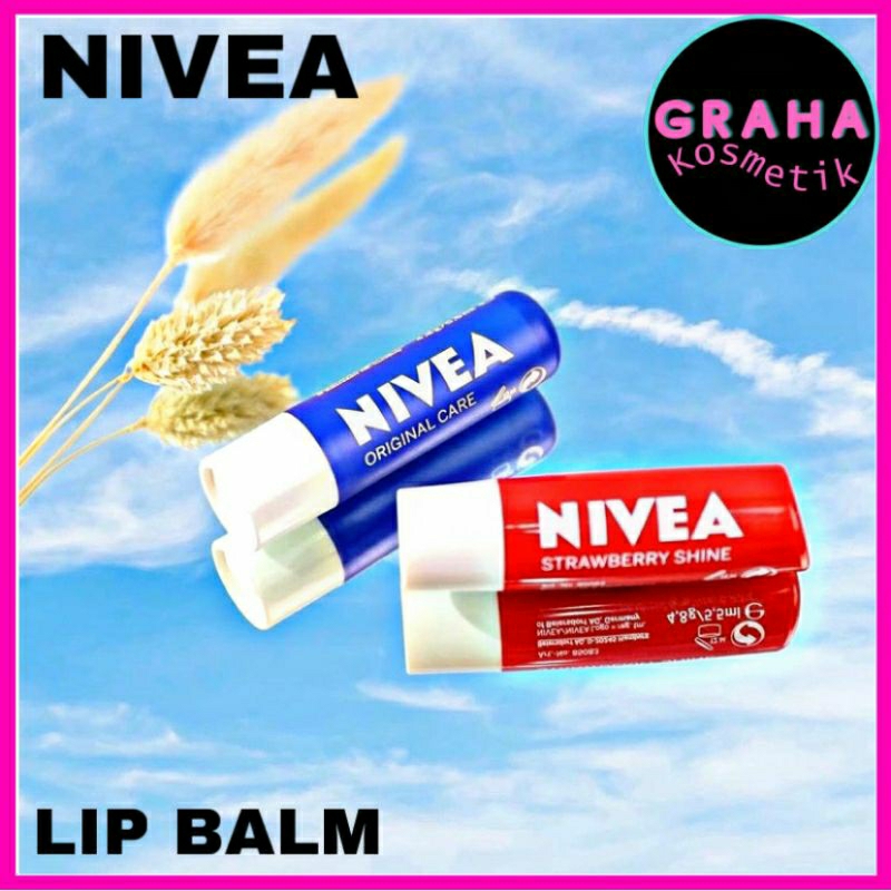 NIVEA LIP BALM | LIP CARE | FRUITY SHINE WITH NATURAL OILS ORIGINAL
