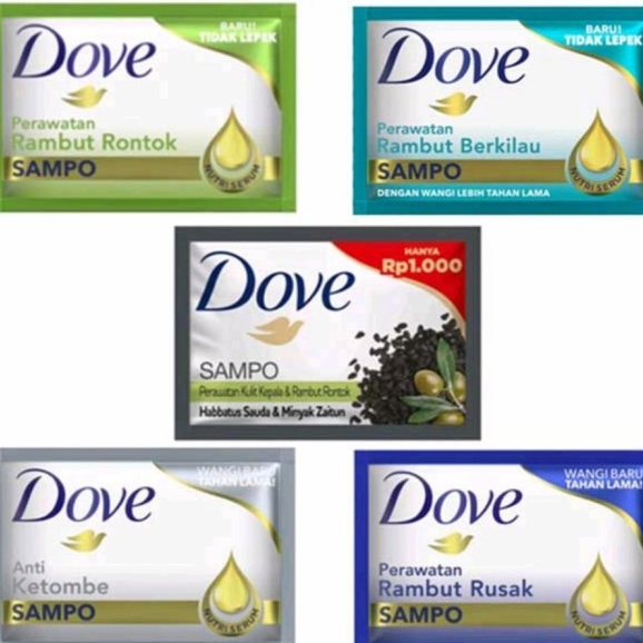 DOVE SHAMPOO SACHET 10ML / ALL VARIAN