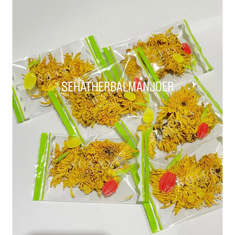 

Teh SEDUH / ASLI Bunga Cryshanthemum Flower Golden Premium Sachet / Kekhua Golden / Sangat Wangi