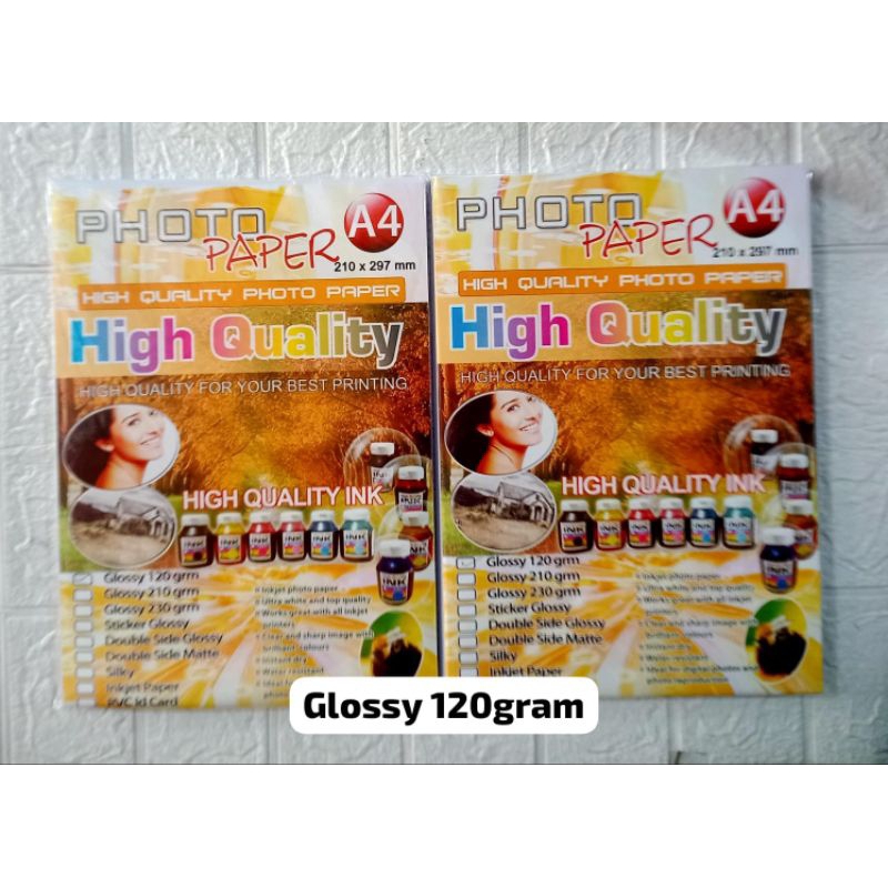 

kertas glossy 120gram