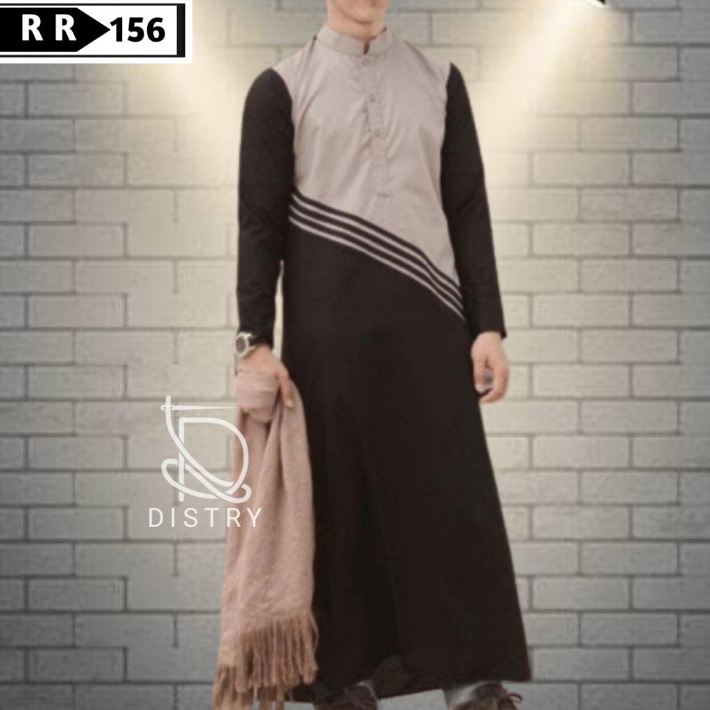 Jubah pria muslim model terbaru - jubah gamis pria bahan katun toyobo premium