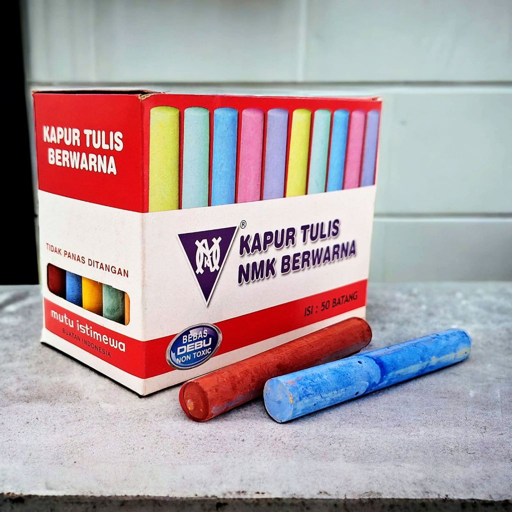

Kapur Tulis Warna isi 50 - Colour Chalk