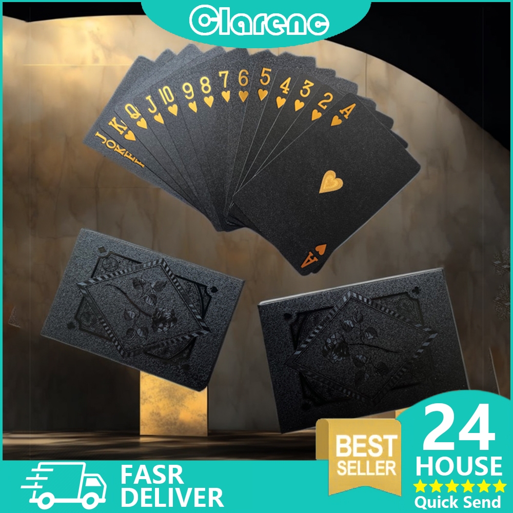 Kartu remi waterproof/poker/kartu remi plastik/Kartu Remi Emas Kartu Remi Plastik PVC Kartu Remi Teb