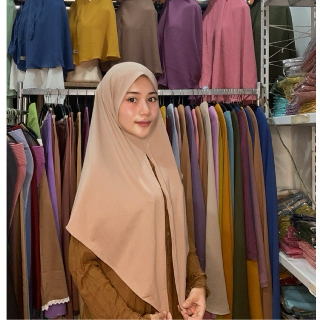 HIJAB SEGITIGA INSTAN JERSEY/HIJAB INSTAN JERSEY