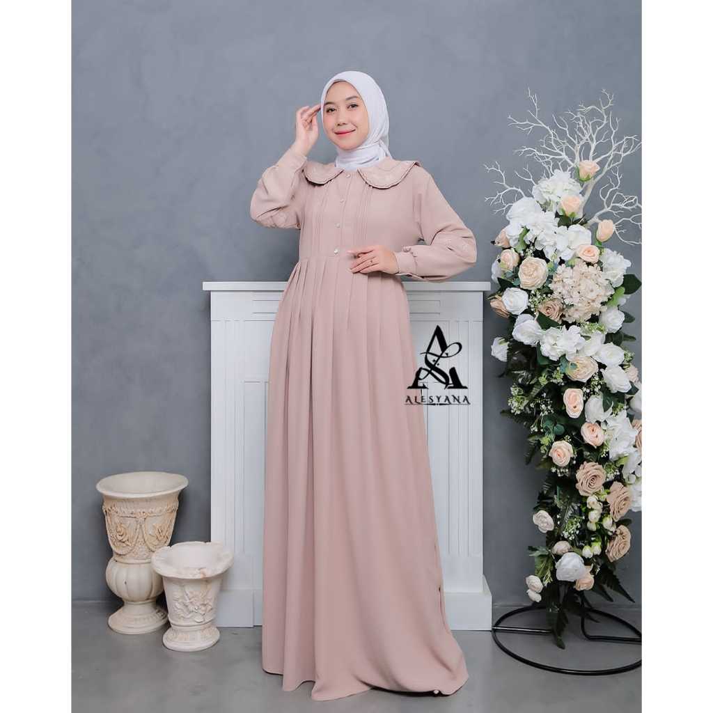 ALIKA & Nonnaa Gamis Bordir by Alesyana