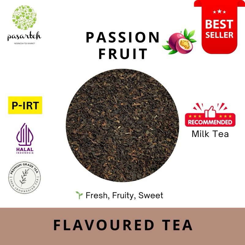 

[Pasarteh] Passion Fruit Tea I Teh Markisa I Black Tea I Teh Hitam I Teh Indonesia | Teh Rasa Buah