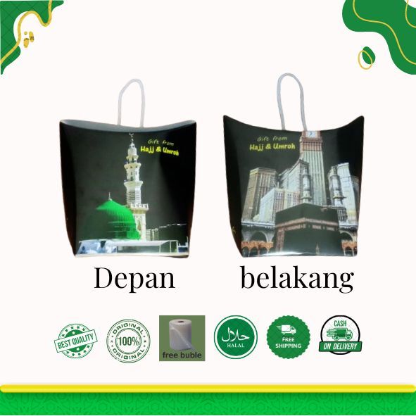 

Paper Bag Oleh Oleh haji mini Paper Bag Bahan Premium 50-100pcs