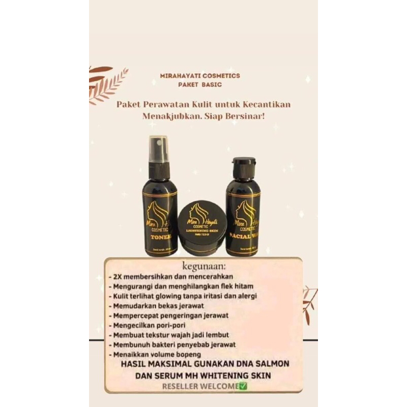 Paket Join reseller MH cosmetic 3 paket basic