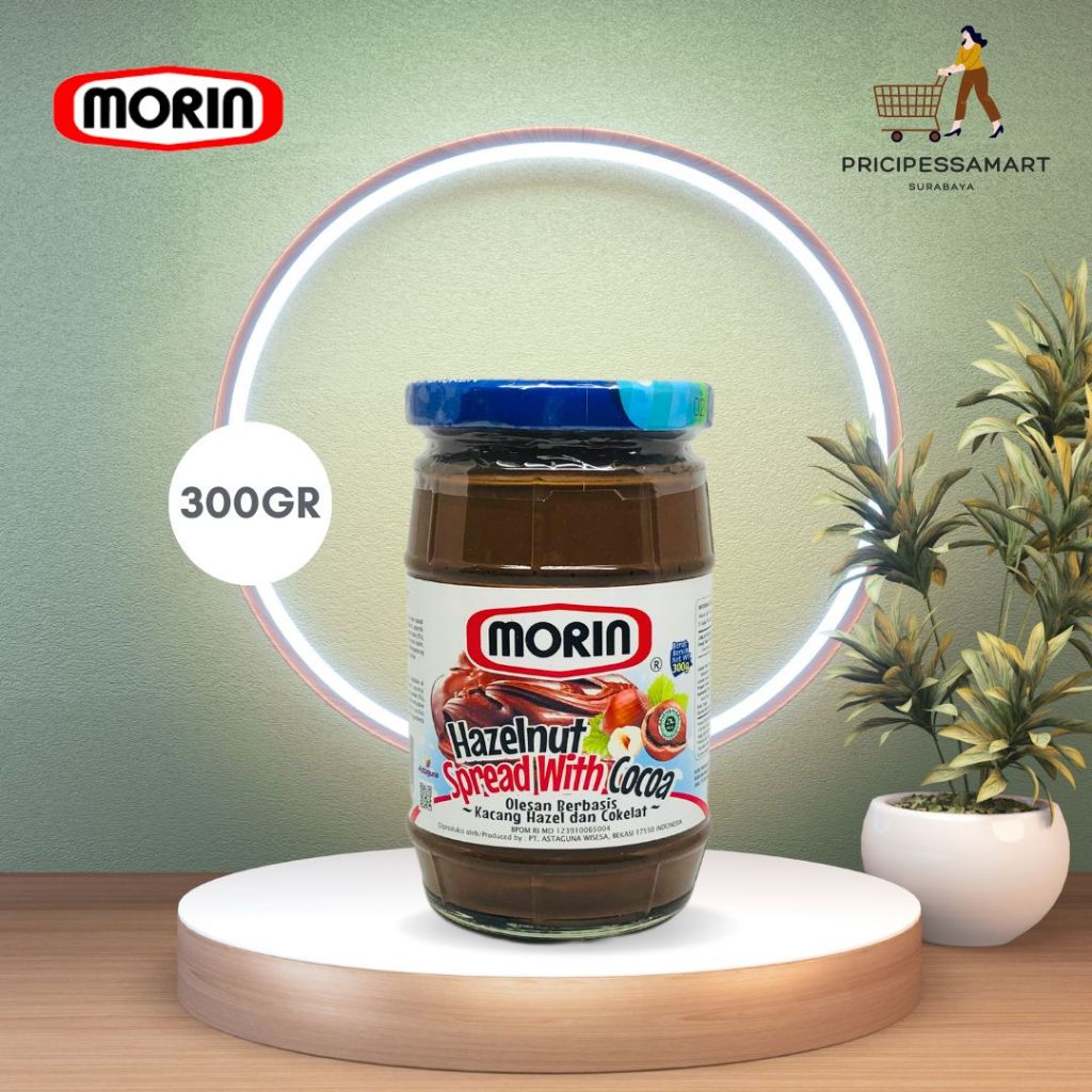 

MORIN HAZELNUT SPREAD WITH COCOA 300GR