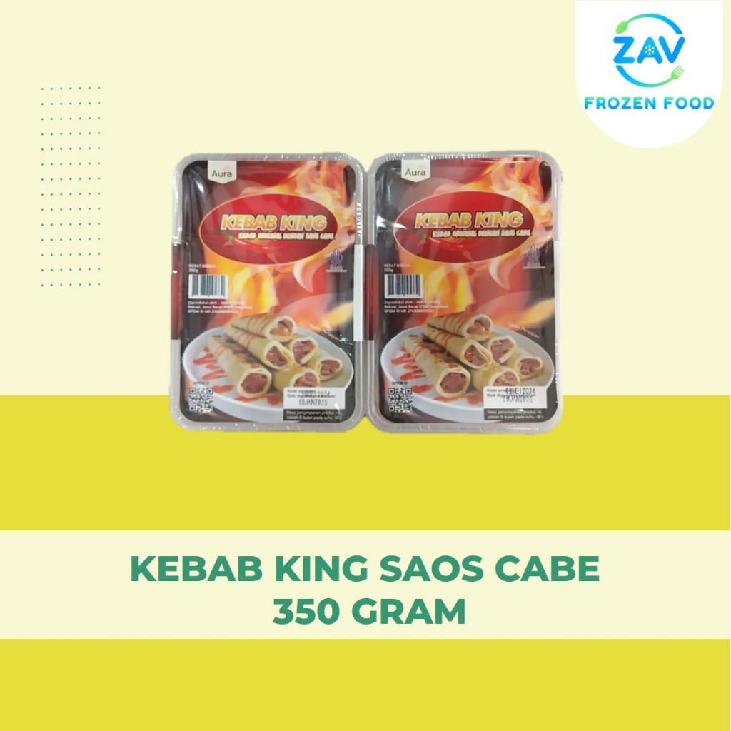 

KEBAB KING SAOS CABE 350 GRAM