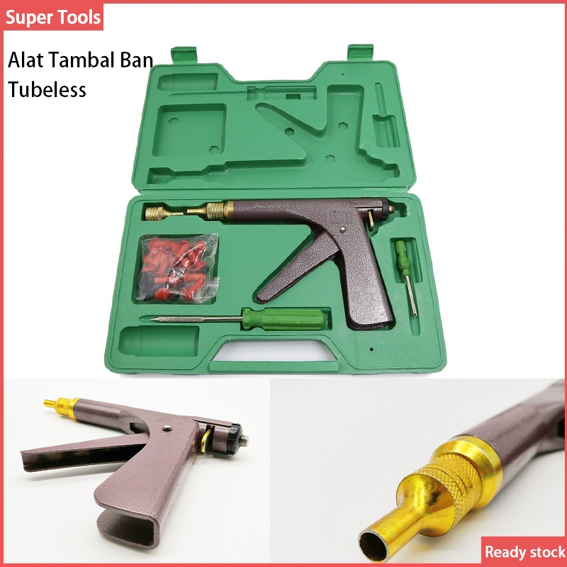 【Ready Stock】Tubeless Roda Vacuum alat tambal ban tubles tubles gun bentuk tembak alat tambal