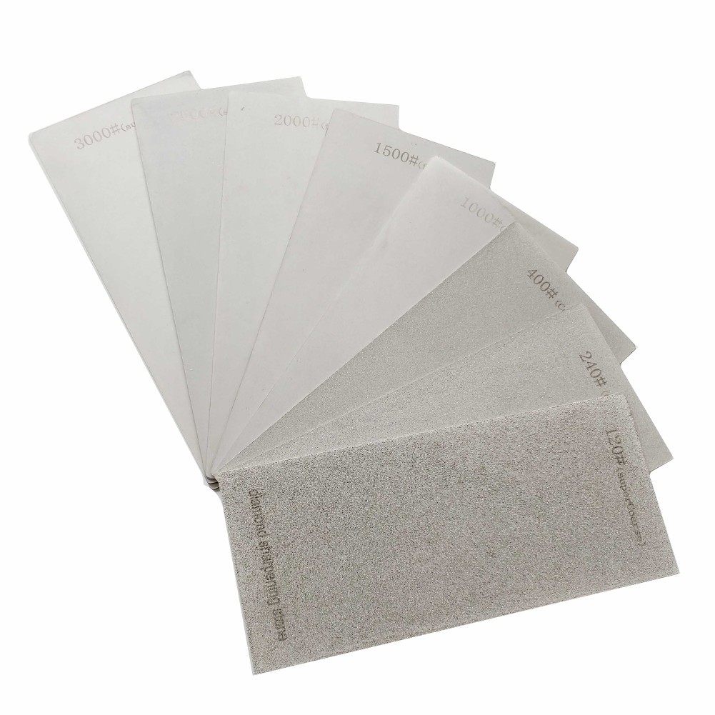 DIAMOND SHARPENING PLATE - PLAT PENGASAH PISAU - ASAHAN GRIT 120 - 3000