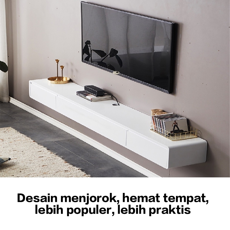 IWANA_HOME HOMSAURA MEJA TV 180CM/MEJA TV GANTUNG/IKEA BEST IDENTIK/KABINET