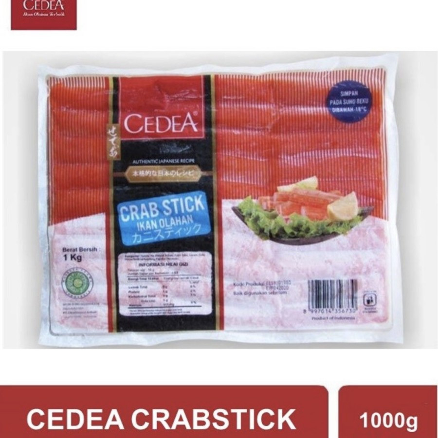 

CEDEA Crabstick 1kg - CRAB STICK - Crabstik 1000 gr