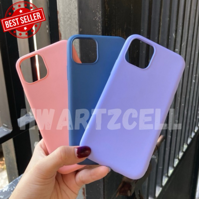 Silicone iPhone Case Full Cover Bludru Soft Case for iPhone 11 / 11 pro / 11 promax Case anti jamur 