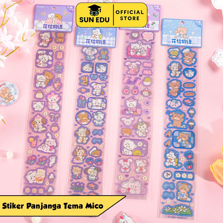 

Stiker Lucu Motif Kartun Korea Aesthetic/ Sticker Tempelan Dekorasi Buku Handbook Scrapbook DIY