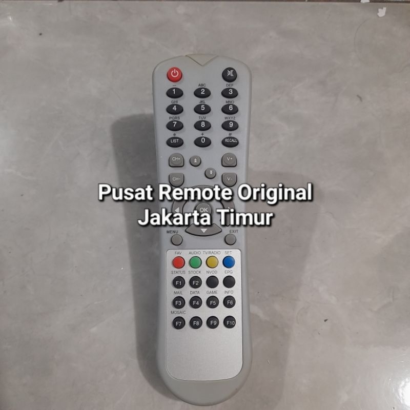 REMOTE REMOT RECEIVER PARABOLA TANAKA T21 TELKOMVISION ORIGINAL