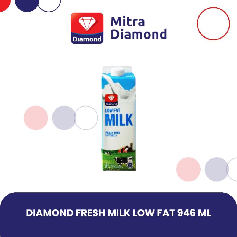 

DIAMOND FRESH MILK LOW FAT 1L / DIAMOND FRESH MILK RENDAH LEMAK
