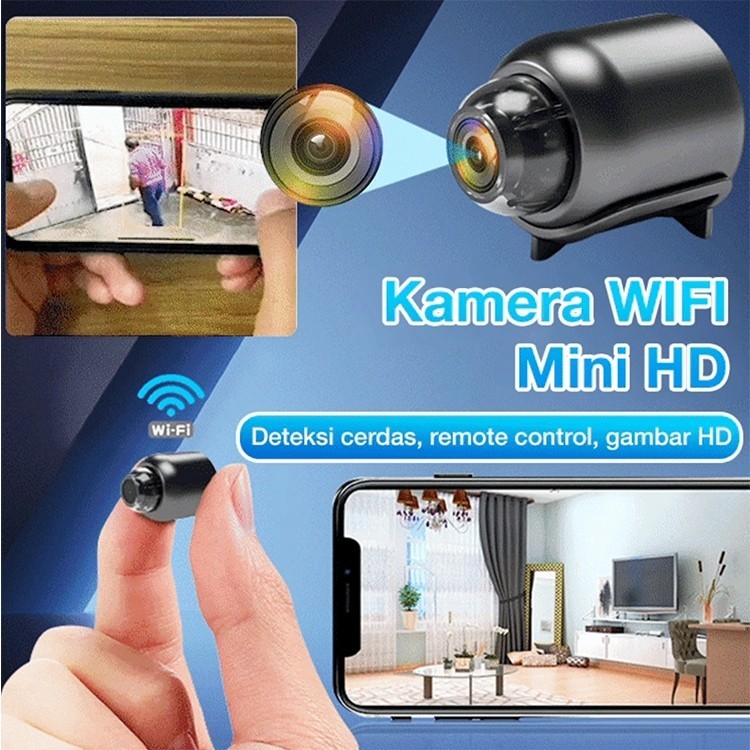 Kamera WIFI mini HD 1080p camera cctv kamera kecil camera mini bluetooth Kamera Pengintai Mini Spy H