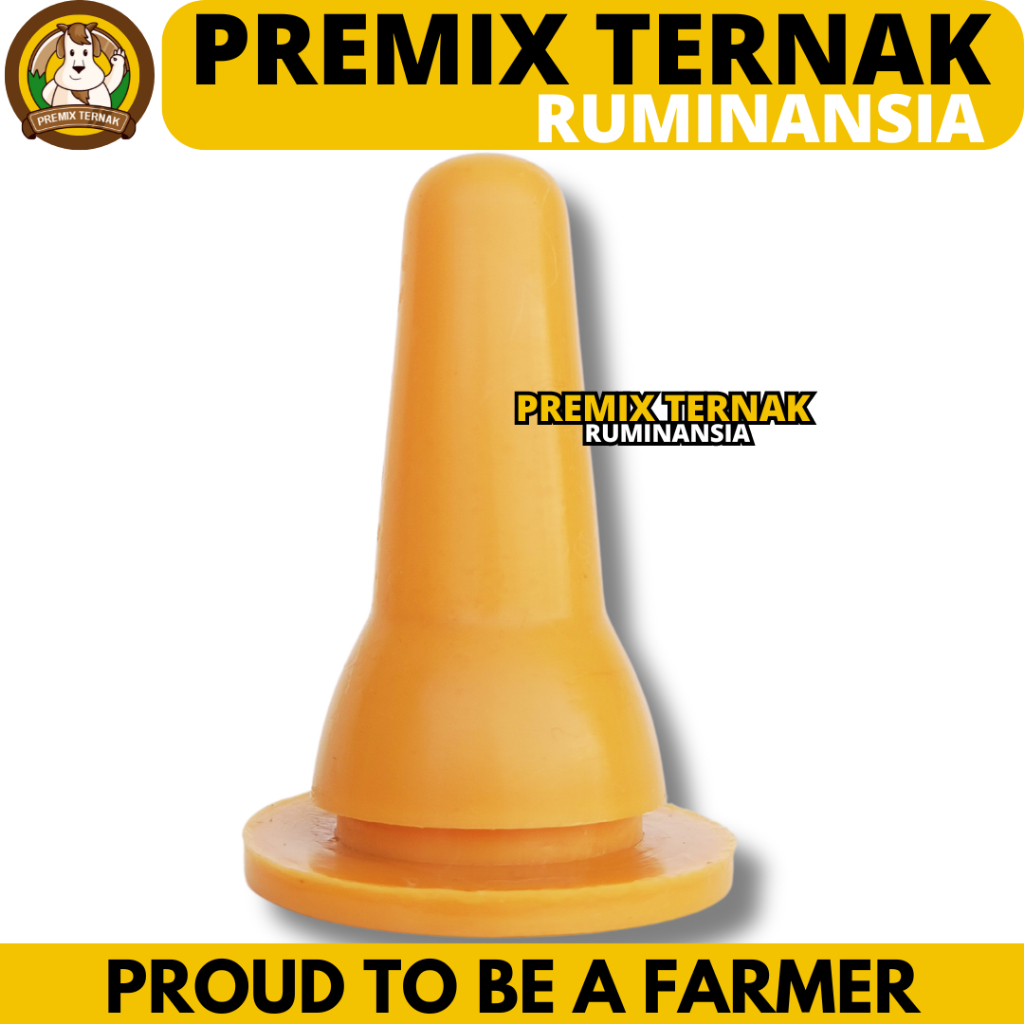 DOT KAMBING SILIKON COKLAT TEBAL - Dot Cempe Silikon Coklat Berkualitas - Dot Anak Kambing