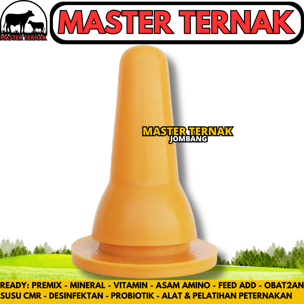 DOT KAMBING SILIKON COKLAT TEBAL - Dot Cempe Silikon Coklat Berkualitas - Dot Anak Kambing