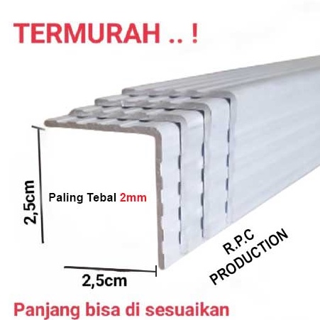 R3d11 LIST ALUMUNIUM L 1m TEBAL Alumunium propil flightcase Lis alumunium siku List L Siku Alumunium
