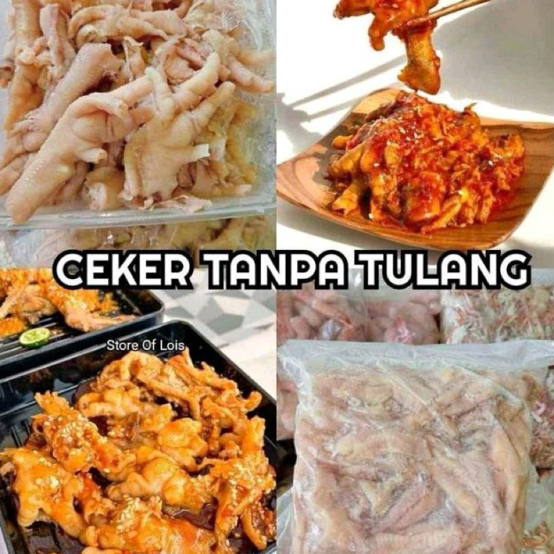 

ceker lepas tulang kemasan 1 kilo