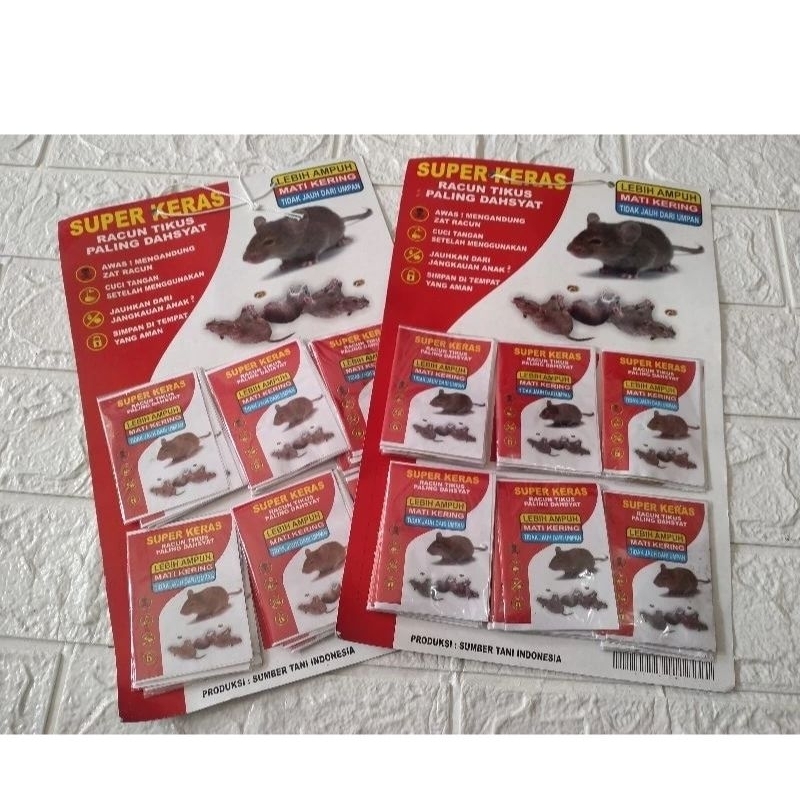 (24pcs) Racun Tikus paling ampuh/ racun tikus ampuh/ racun tikus murah
