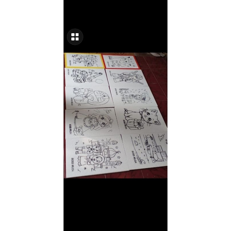

lukis sterofoam