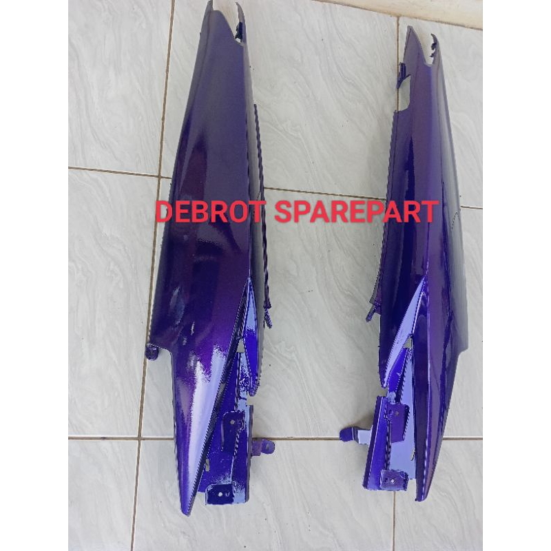 Cover body belakang kanan kiri Yamaha Jupiter MX new 135 ungu