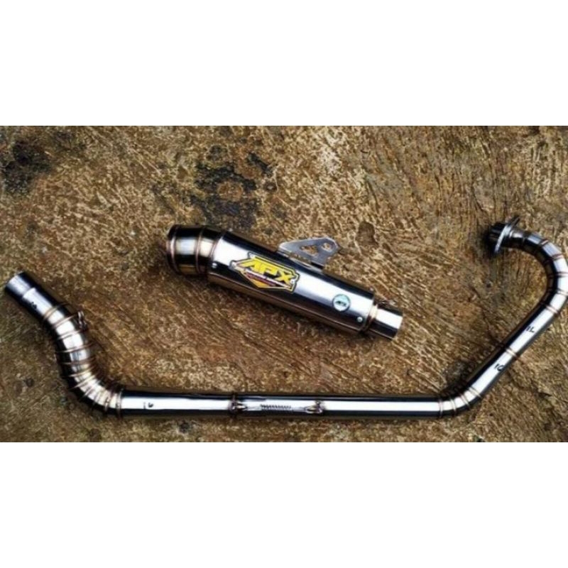 Knalpot Racing VIXION CB150R CBR150 SATRIA FU SONIC SUPRA GTR150 Original APX Racingexhaust