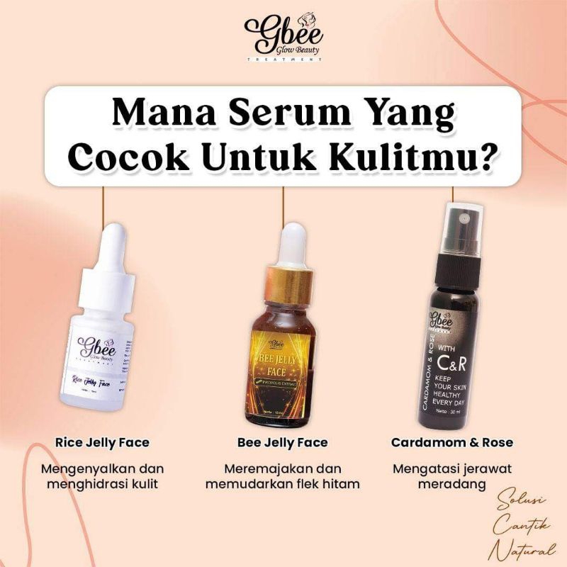 Gbee Glow - Serum Wajah Gbee Glow Beauty 100% Ori