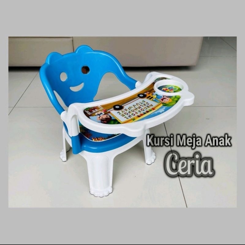 KURSI MEJA ANAK CERIA MAKAN ANAK CERIA KURSI MAKAN BAYI KURSI MEJA MAKAN ANAK KURSI CERIA