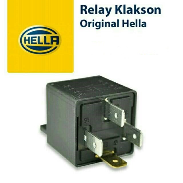 Relay 4 Kaki Hella 12 Volt 30 Ampere Original