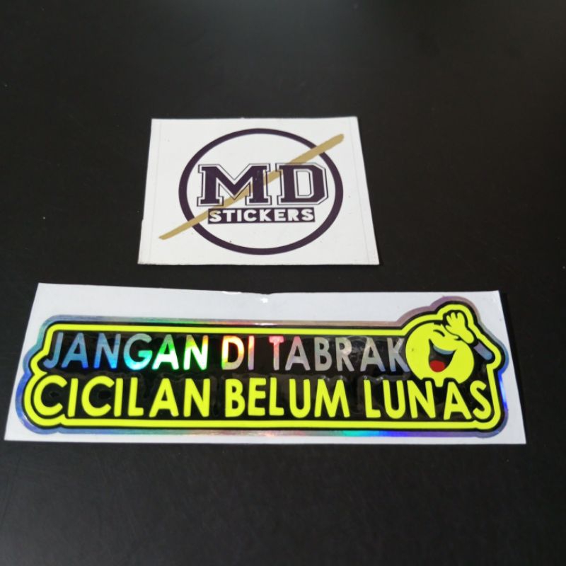 

Sticker Cutting Jangan di tabrak cicilan belum lunas