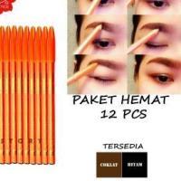 Pensil Alis Viva Lusinan / Coklat & Hitam / 12 Pcs & 6 Pcs / Viva Eyebrow Pencil