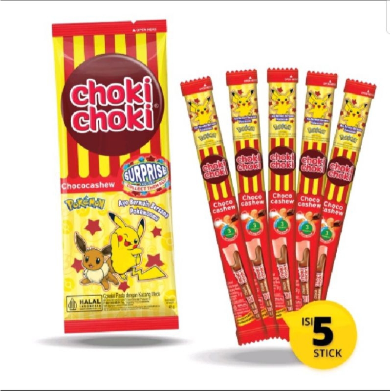 

Choki Choki ChocoCashew Surprise Pokemon 45G •HANYA CHOKI CHOKI•