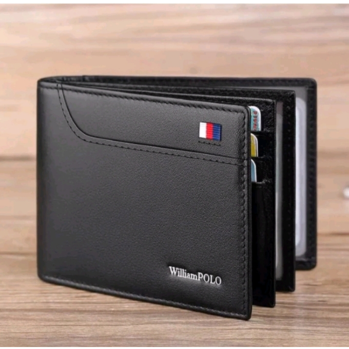 DOMPET ANAK MUDA WILLIAM POLO DOMPET ANAK MUDA TERBARU DOMPET KULIT PRIA DOMPET KULIT LIPAT PRIA DOM