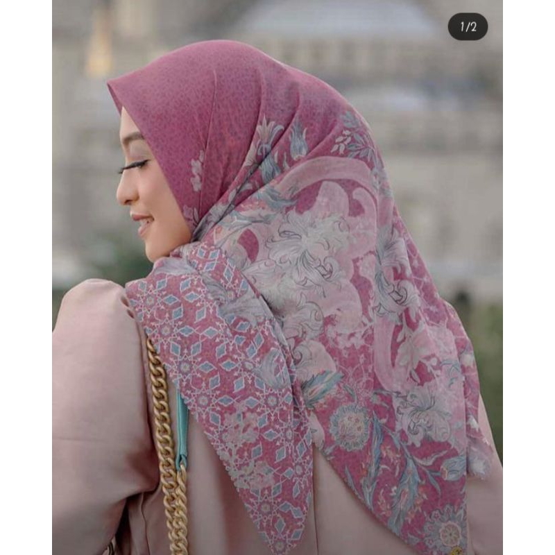 Hijab Jilbab Buttonscarves Topkapi Rosemary Voal Square